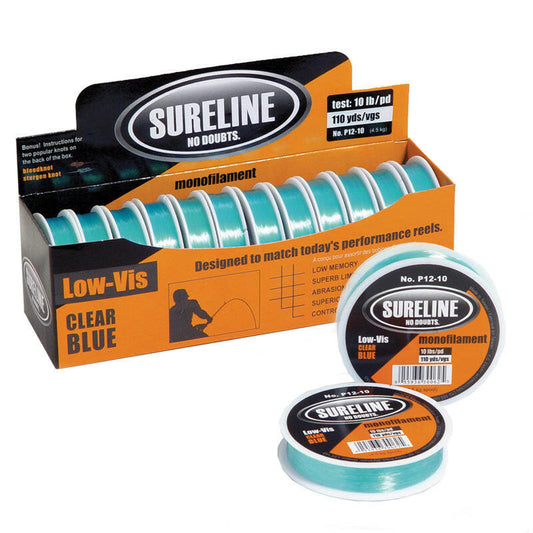 Sureline Monofilament Low-Vis Clear Blue C.G. Emery