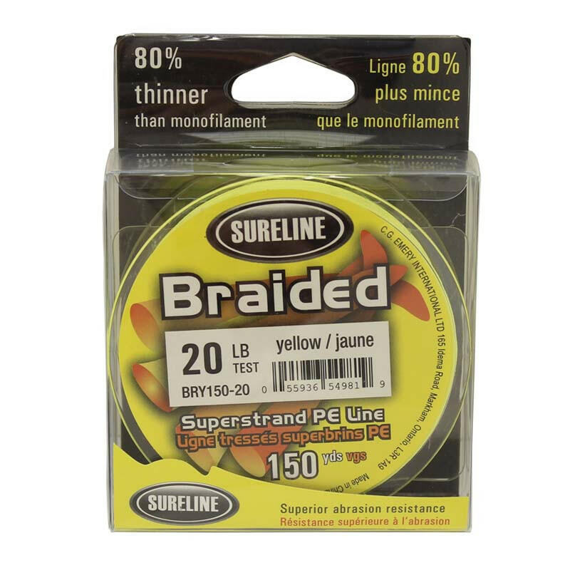 Sureline Braided Line Yellow C.G. Emery