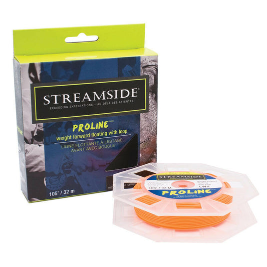 Streamside Proline Weight Forward Floating Fly Line With Loop Orange 8wt 105ft C.G. Emery