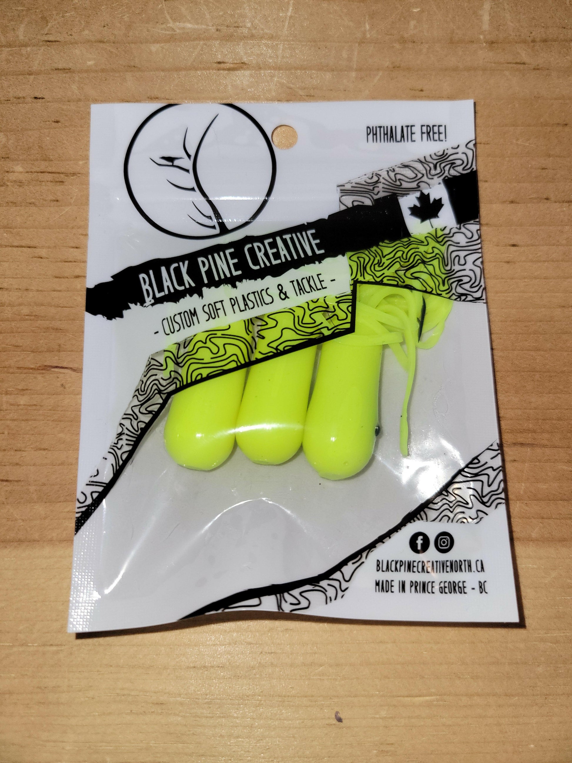 Black Pine 2.75" Tubes 3/pk - Stony Tackle Shack