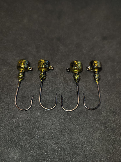 Big Sky 3/16oz Ned Head Jigs 4/pk - Stony Tackle Shack