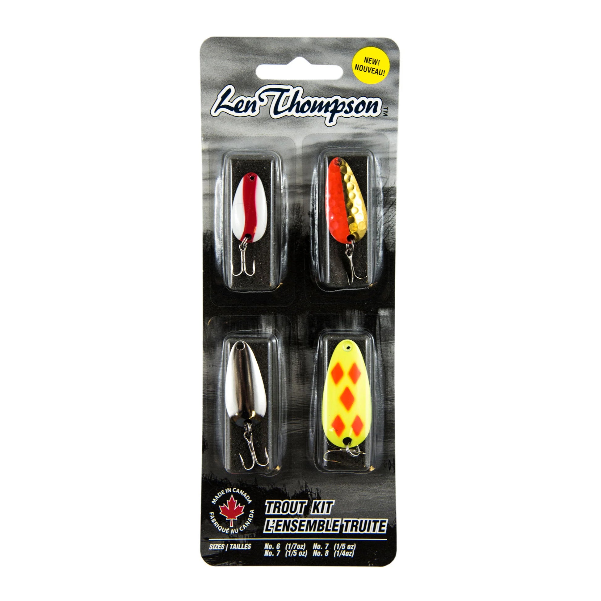 Len Thompson Trout Kit 4pcs Walleye Master