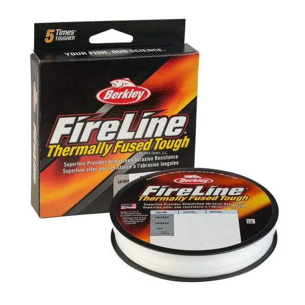 Berkley Fireline Ice Braided Crystal Line 2lb Big Rock Sports