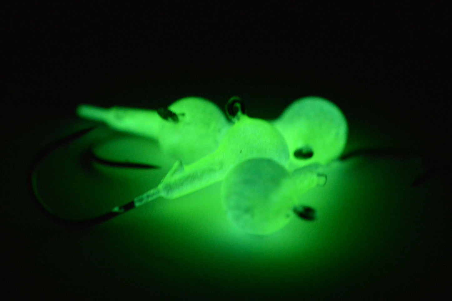 Big Sky 1/4oz Ball Jigs Glow 4/pack Big Sky