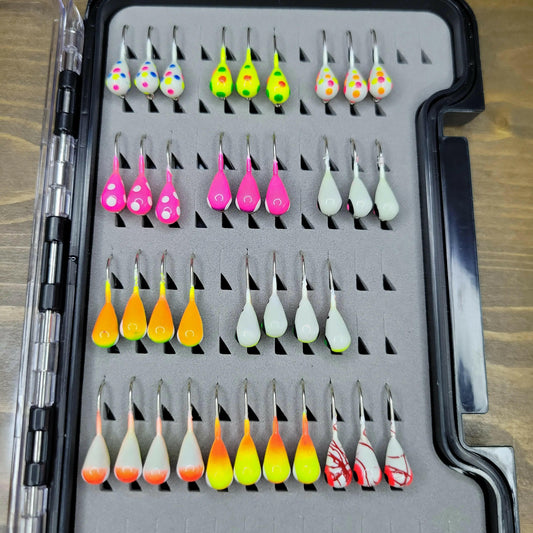 Big Sky 5mm Tungsten Jig Starter Case 37pcs.