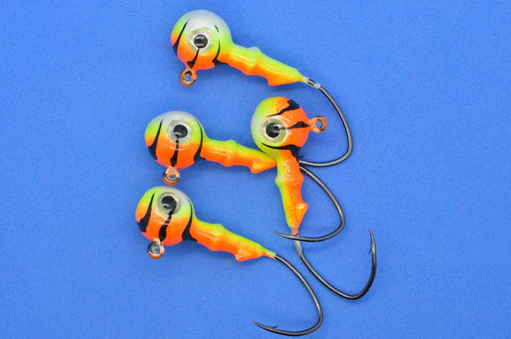 Big Sky Mean Machine 1/4oz Glow Jig Heads 4/pack Big Sky