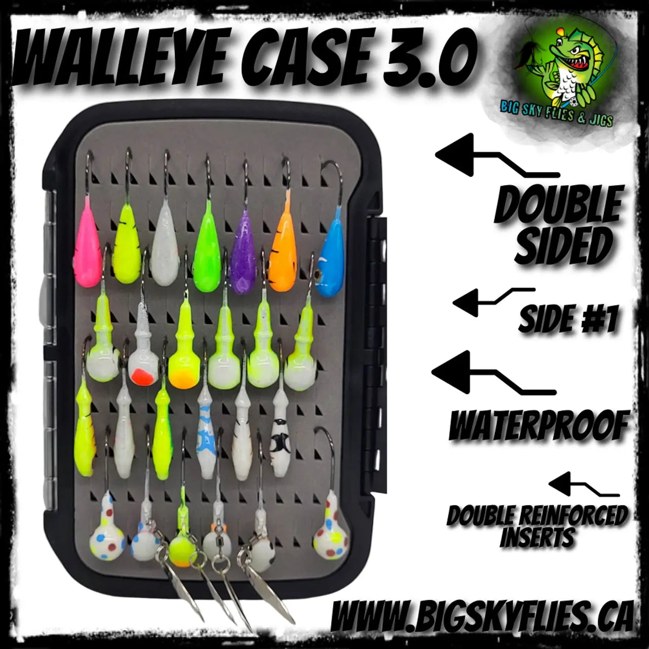 Big Sky Walleye 3.0 Loaded Case 45pc set Big Sky