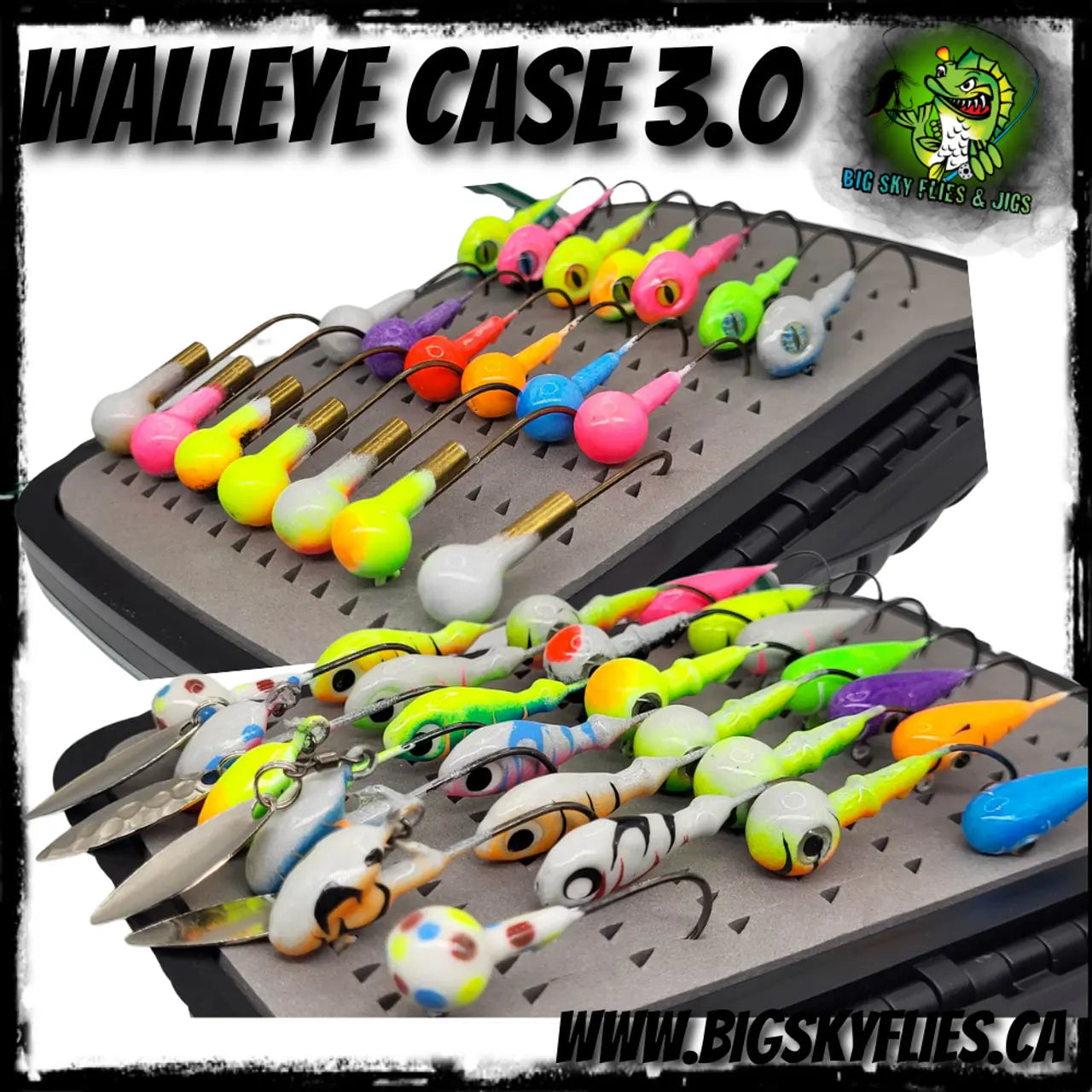 Big Sky Walleye 3.0 Loaded Case 45pc set Big Sky