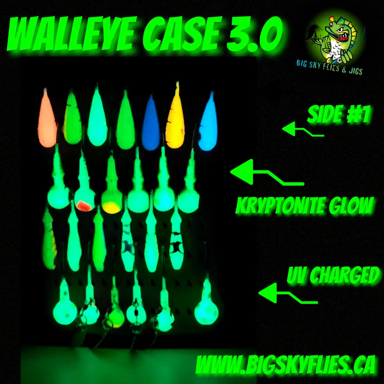 Big Sky Walleye 3.0 Loaded Case 45pc set Big Sky