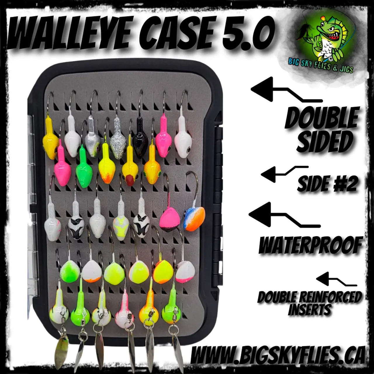 Big Sky Walleye Case 5.0 58pc set Big Sky