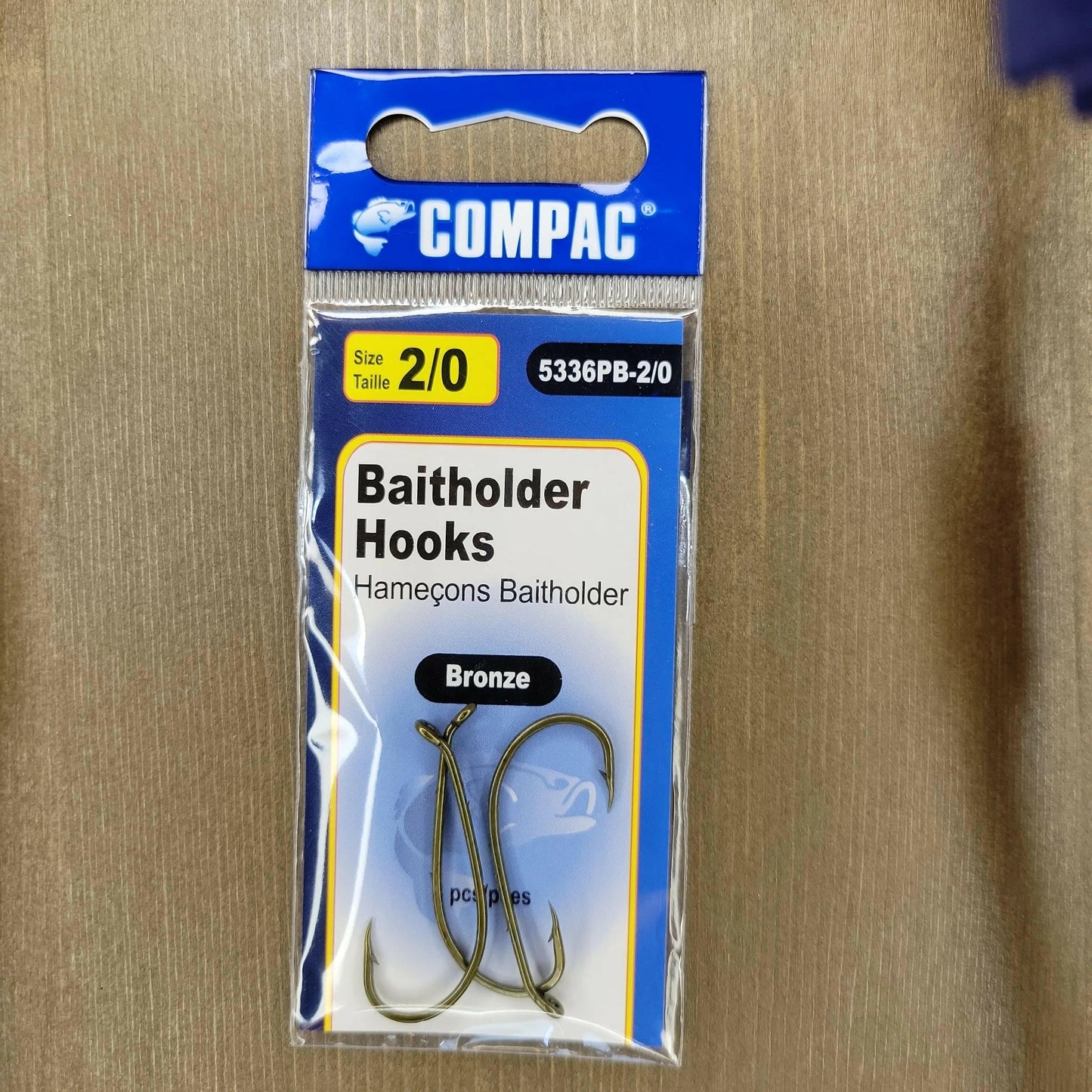 COMPAC Bait Hooks 3pcs #2/0.