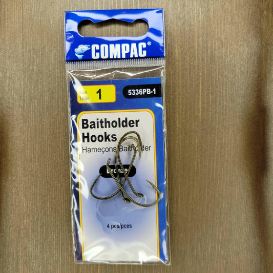 COMPAC Bait Hooks 4pcs #1.