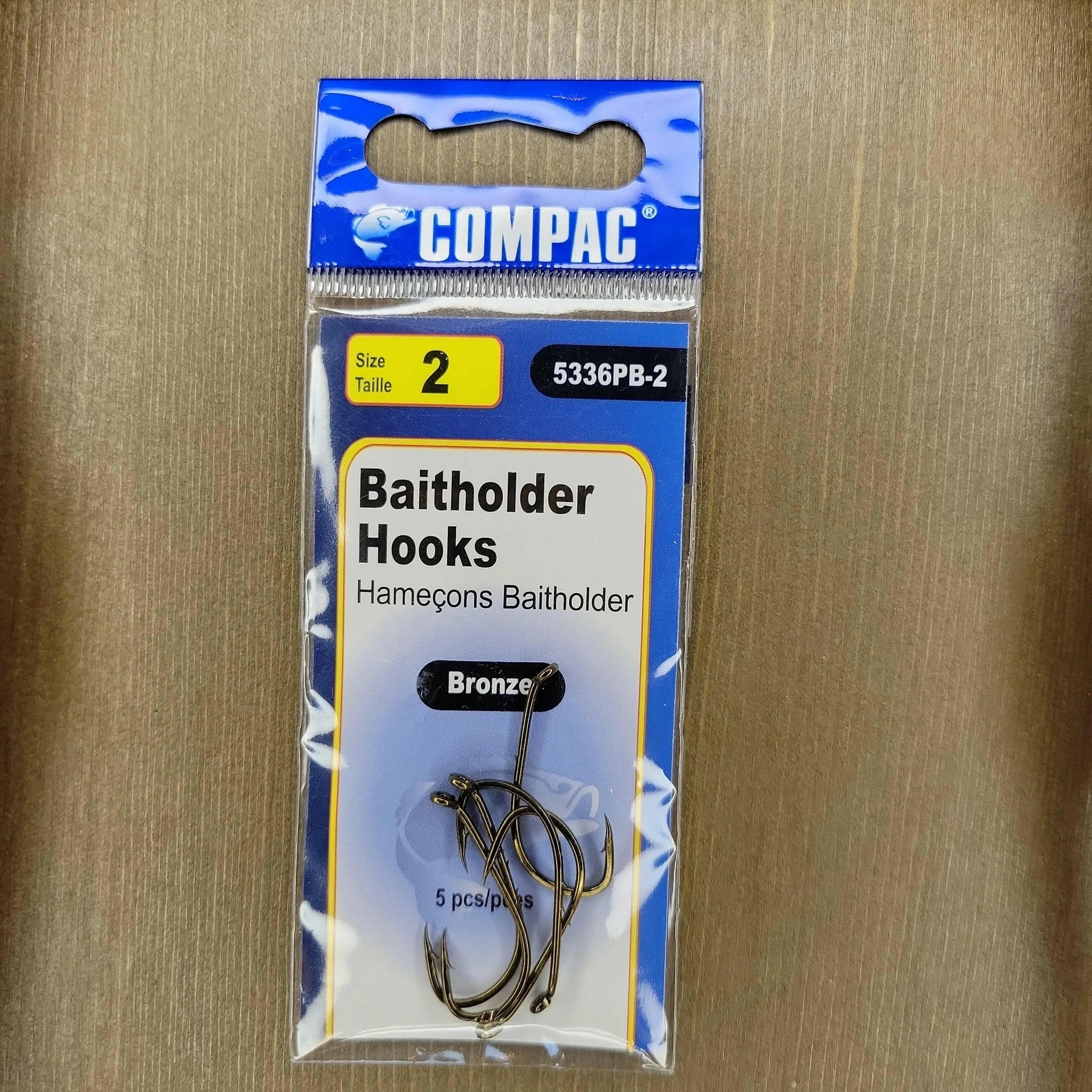 COMPAC Bait Hooks 5pcs #2.