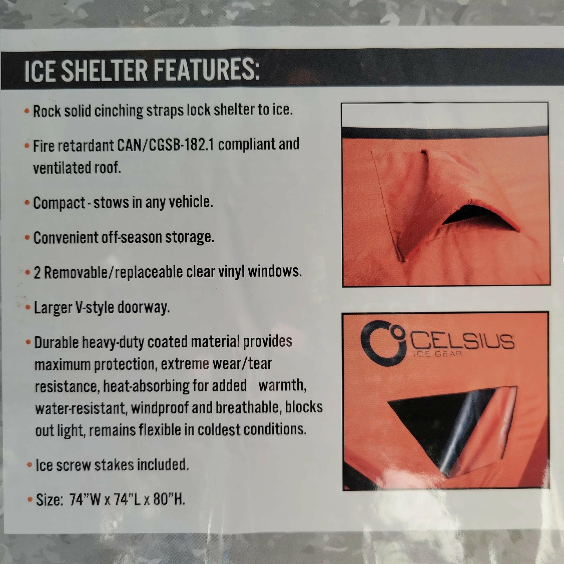 Celsius 4-man Ice Fishing Shelter.