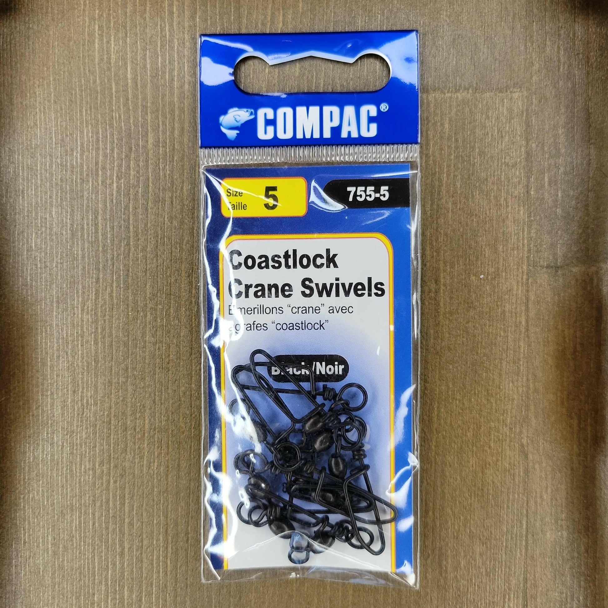 Compac Crane Swivel with Coastlock Snap #5 8pcs.