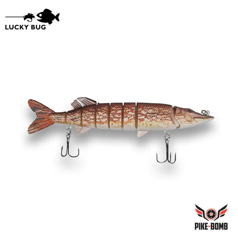 Lucky Bug 5" Pike Bomb Lures Lucky Bug Lures