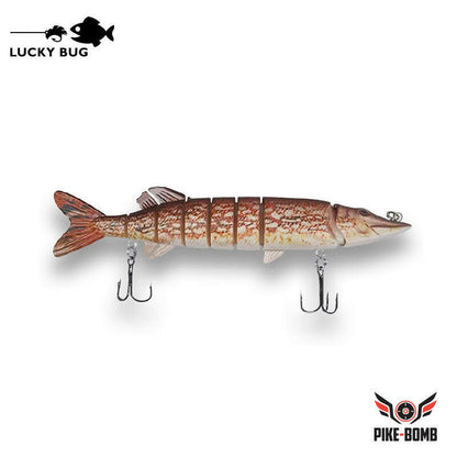 Lucky Bug 5" Pike Bomb Lures Lucky Bug Lures