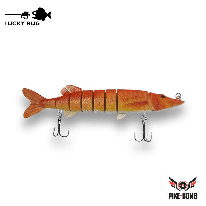 Lucky Bug 5" Pike Bomb Lures Lucky Bug Lures