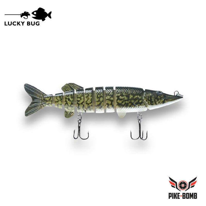 Lucky Bug 5" Pike Bomb Lures Lucky Bug Lures