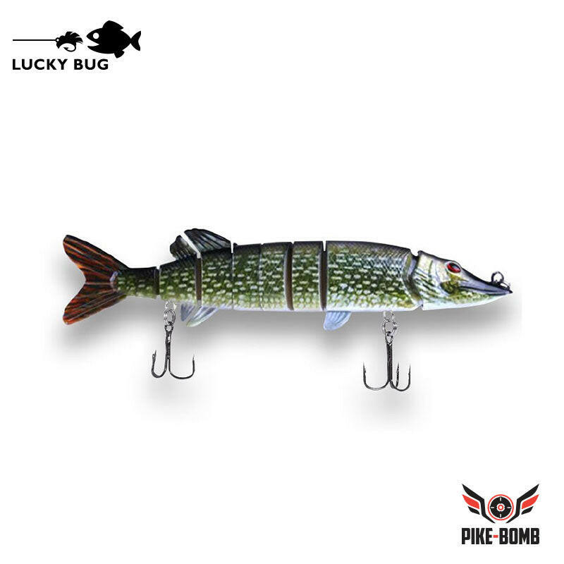 Lucky Bug 5" Pike Bomb Lures Lucky Bug Lures