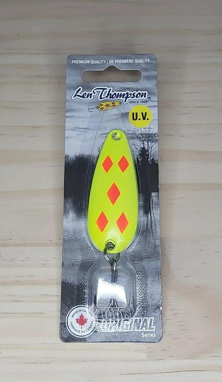 Len Thompson Lemon Flame Five of Diamonds Spoons - Stony Tackle Shack