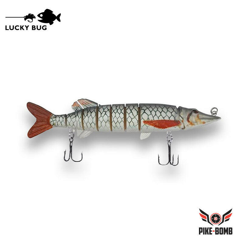 Lucky Bug 5" Pike Bomb Lures Lucky Bug Lures