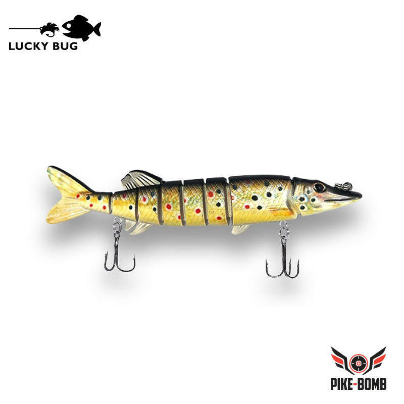 Lucky Bug 5" Pike Bomb Lures Lucky Bug Lures