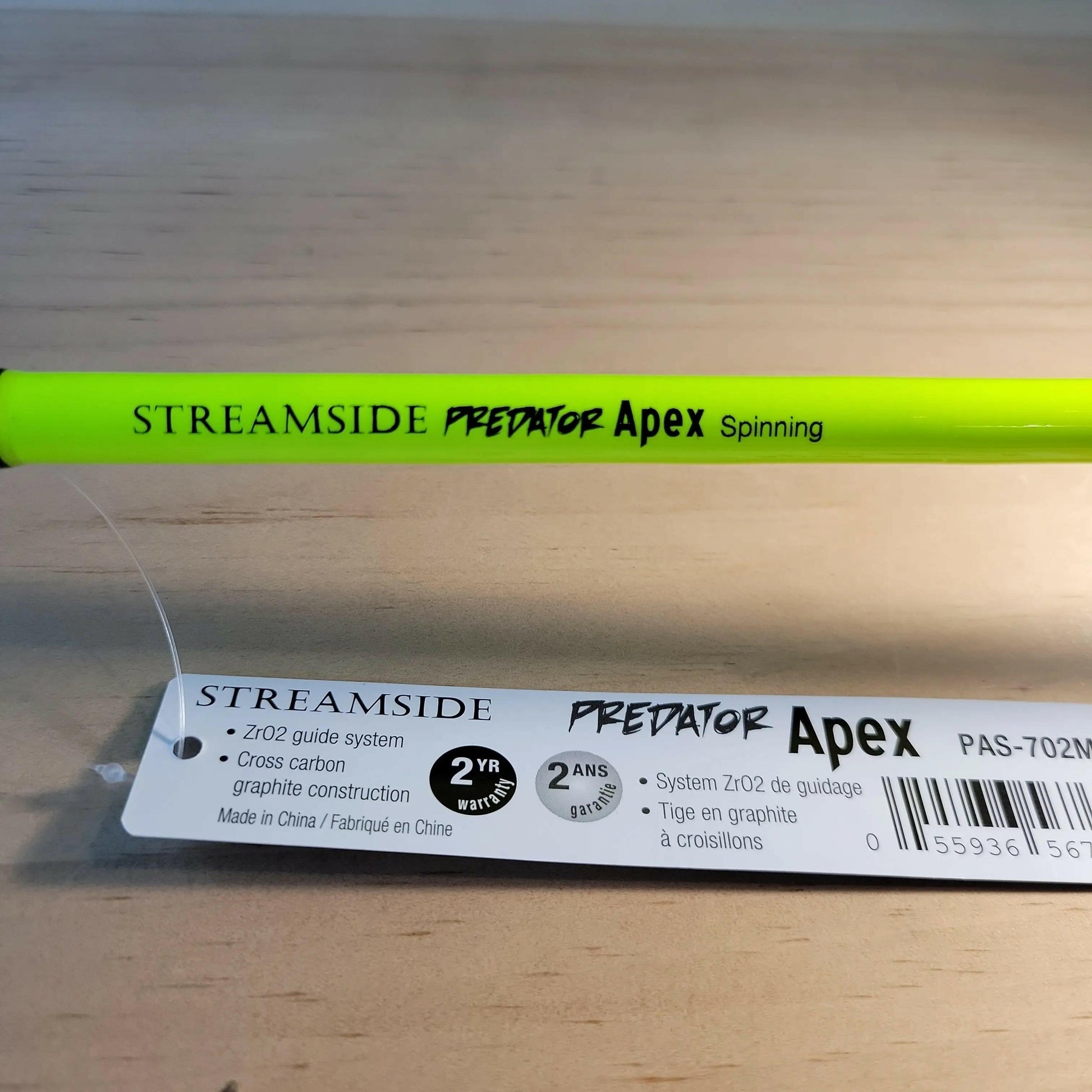 Streamside Predator Apex Rod 7' 2pc Med Hvy Fast Action.