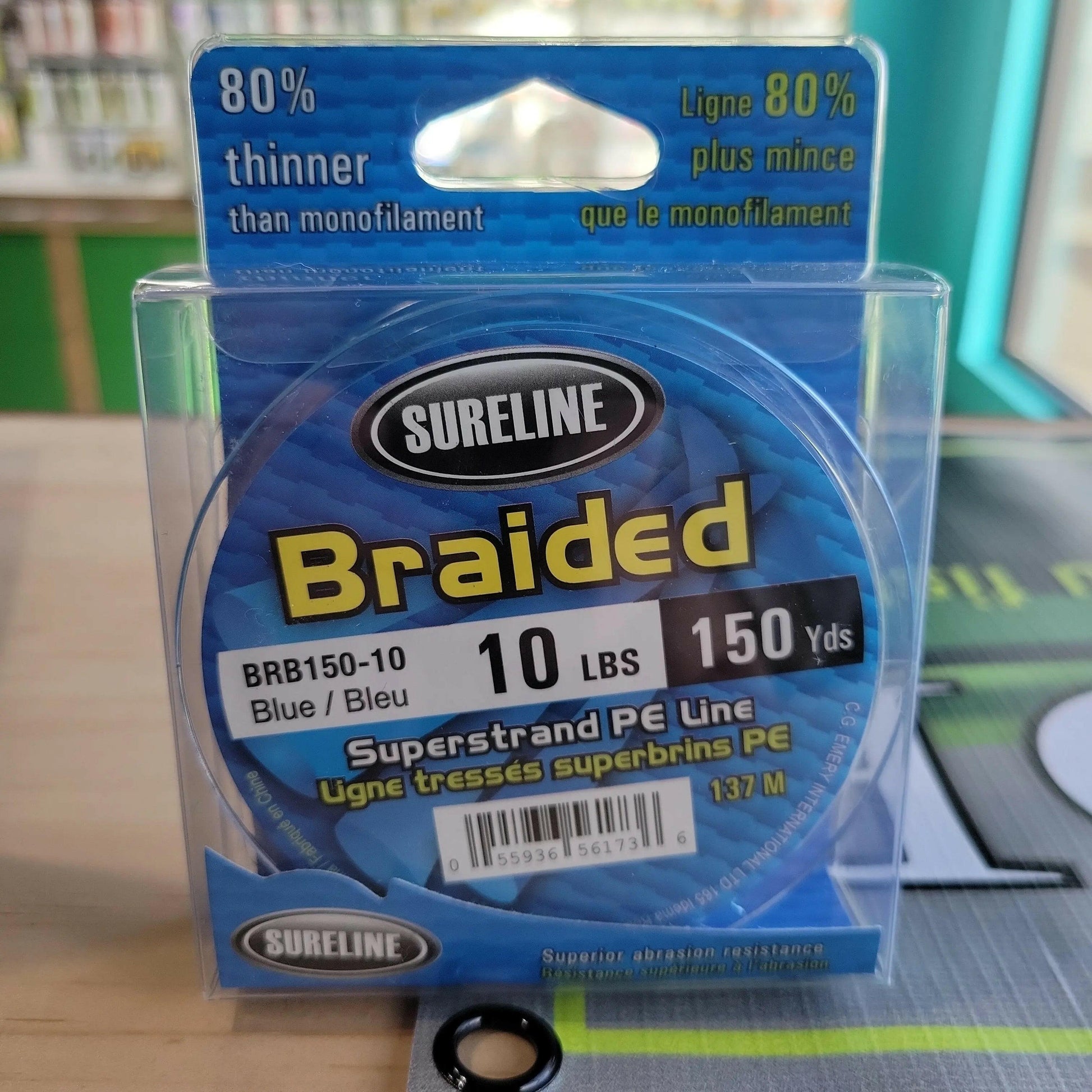 Sureline Braided Line Blue 10LB.