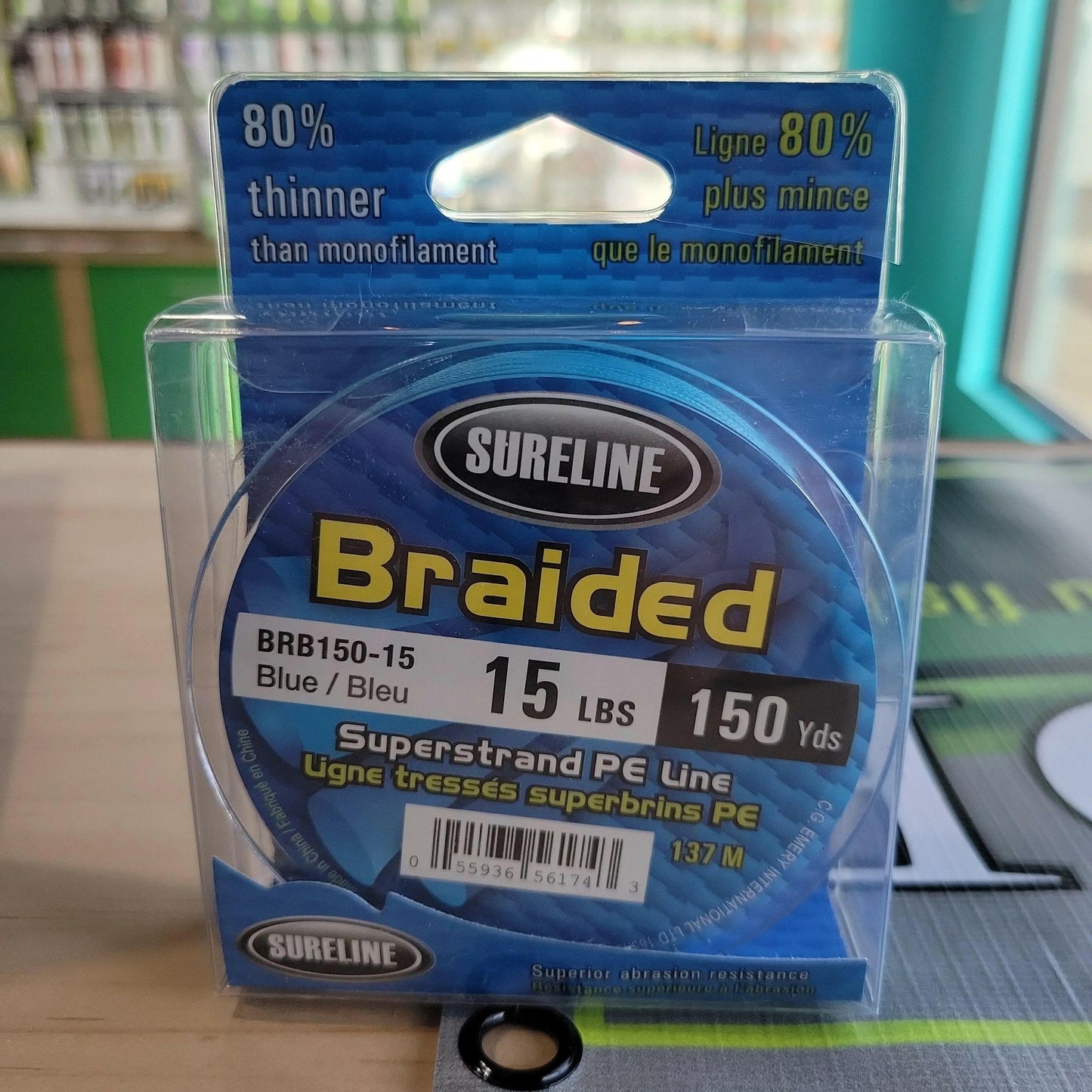 Sureline Braided Line Blue 15lb.