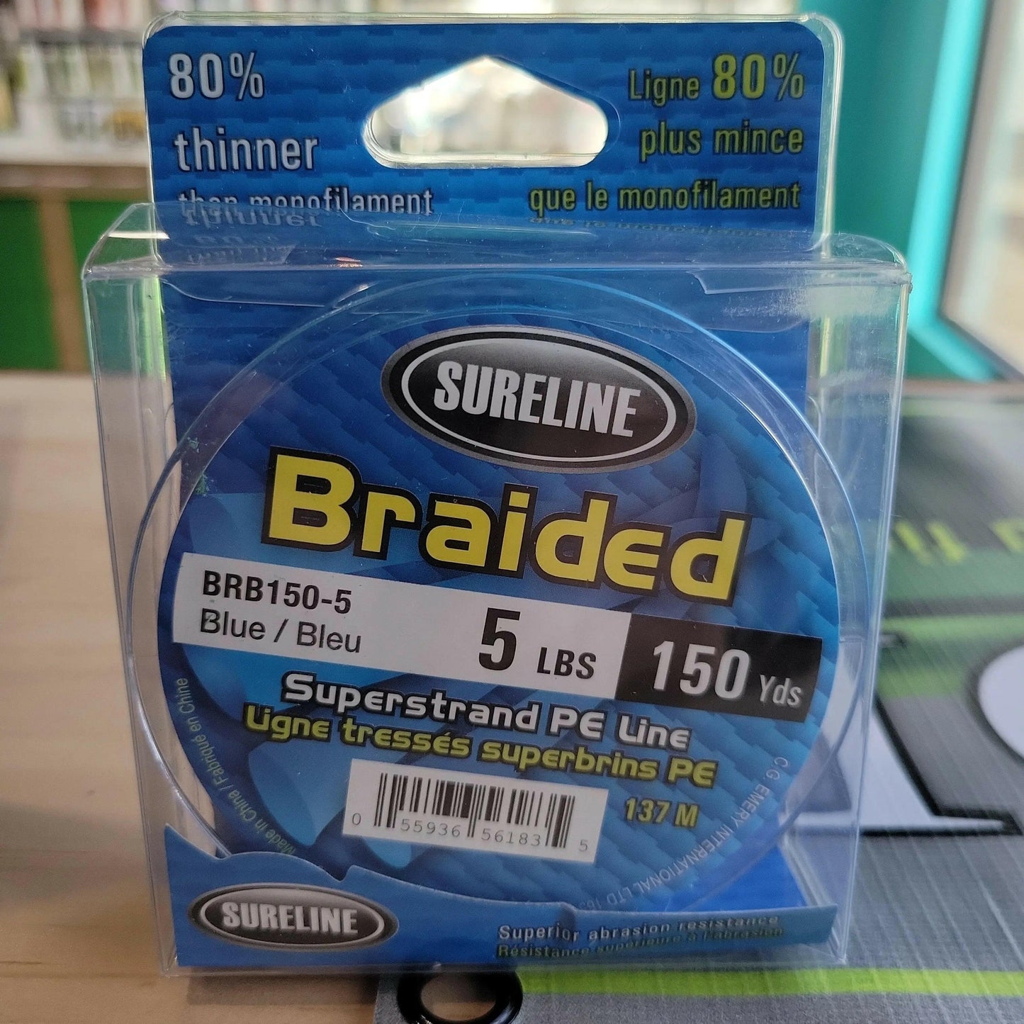 Sureline Braided Line Blue 5lb.