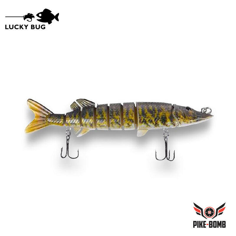 Lucky Bug 5" Pike Bomb Lures Lucky Bug Lures