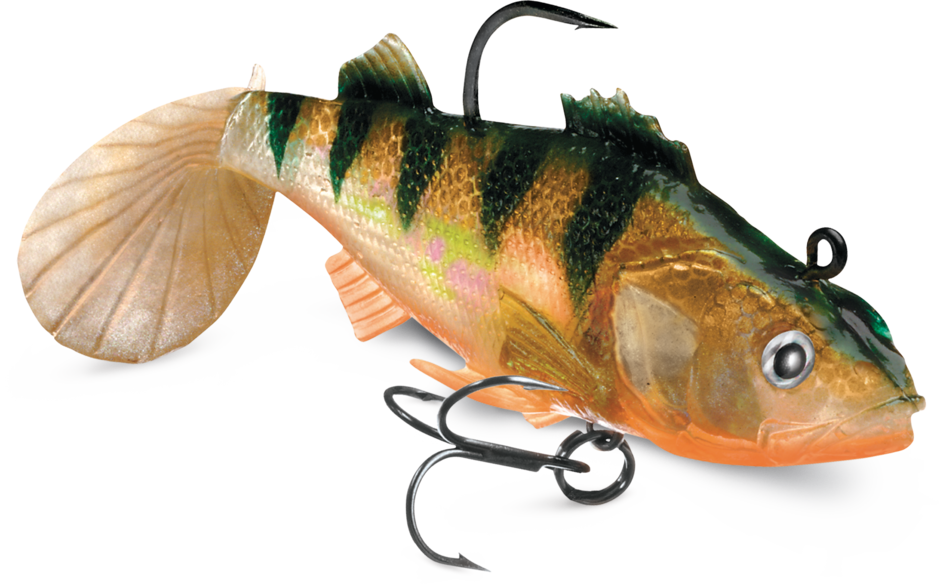 Storm WildEye Live Perch Swimbait, 3", 1/4oz, Floating, 3 Pk