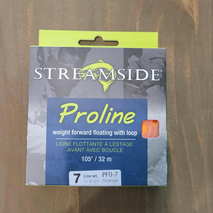 Streamside Proline Weight Forward Floating Fly Line With Loop Orange 7wt. 105ft.