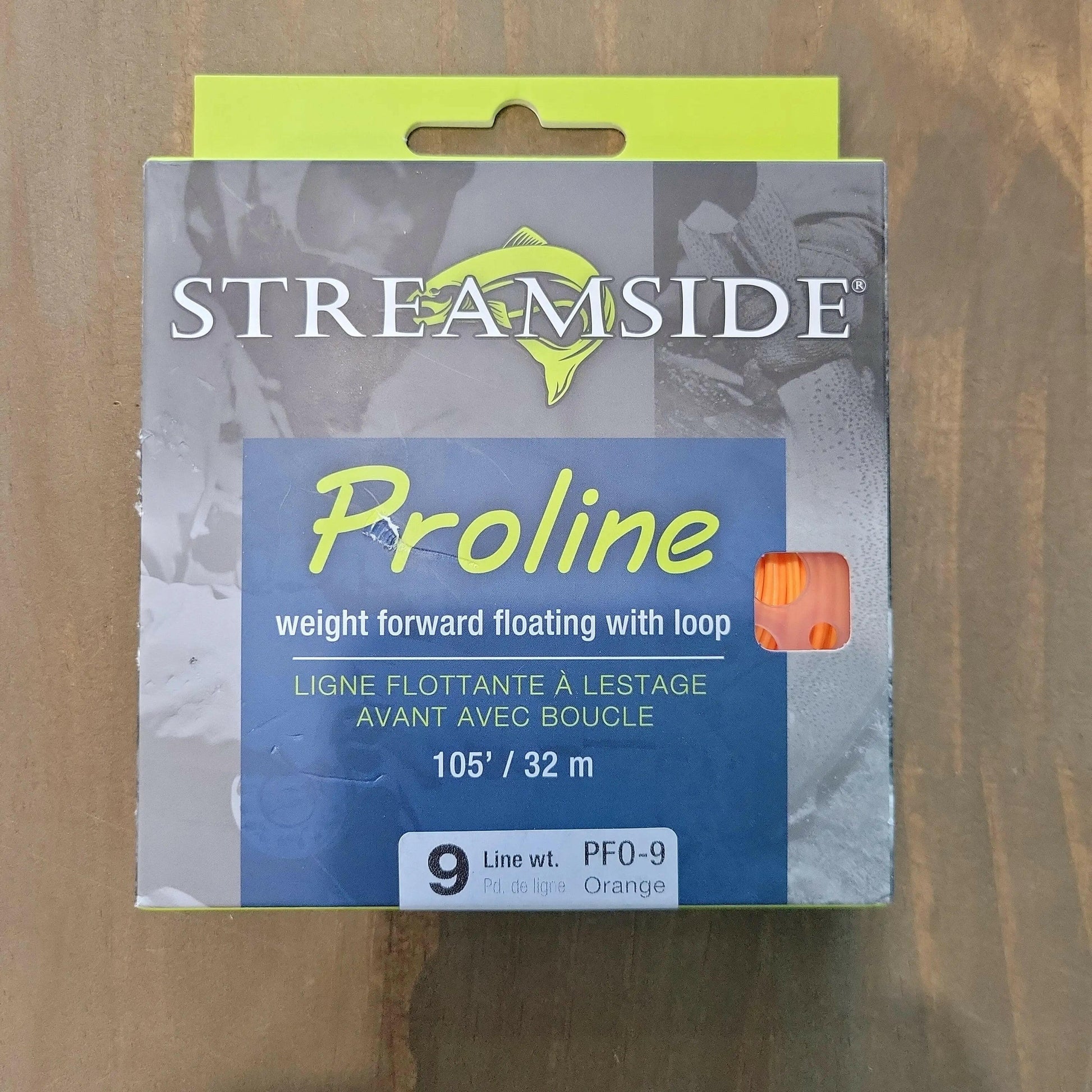 Streamside Proline Weight Forward Floating Fly Line With Loop Orange 9wt 105ft.