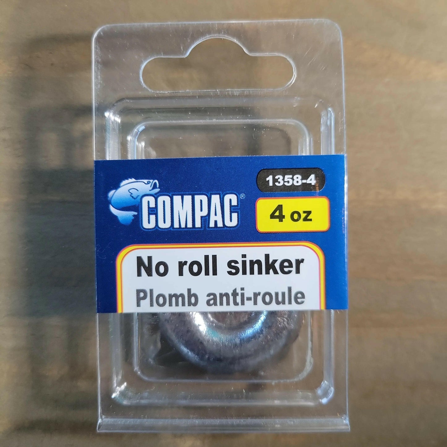 COMPAC No Roll Sinker 4oz 1/pk.