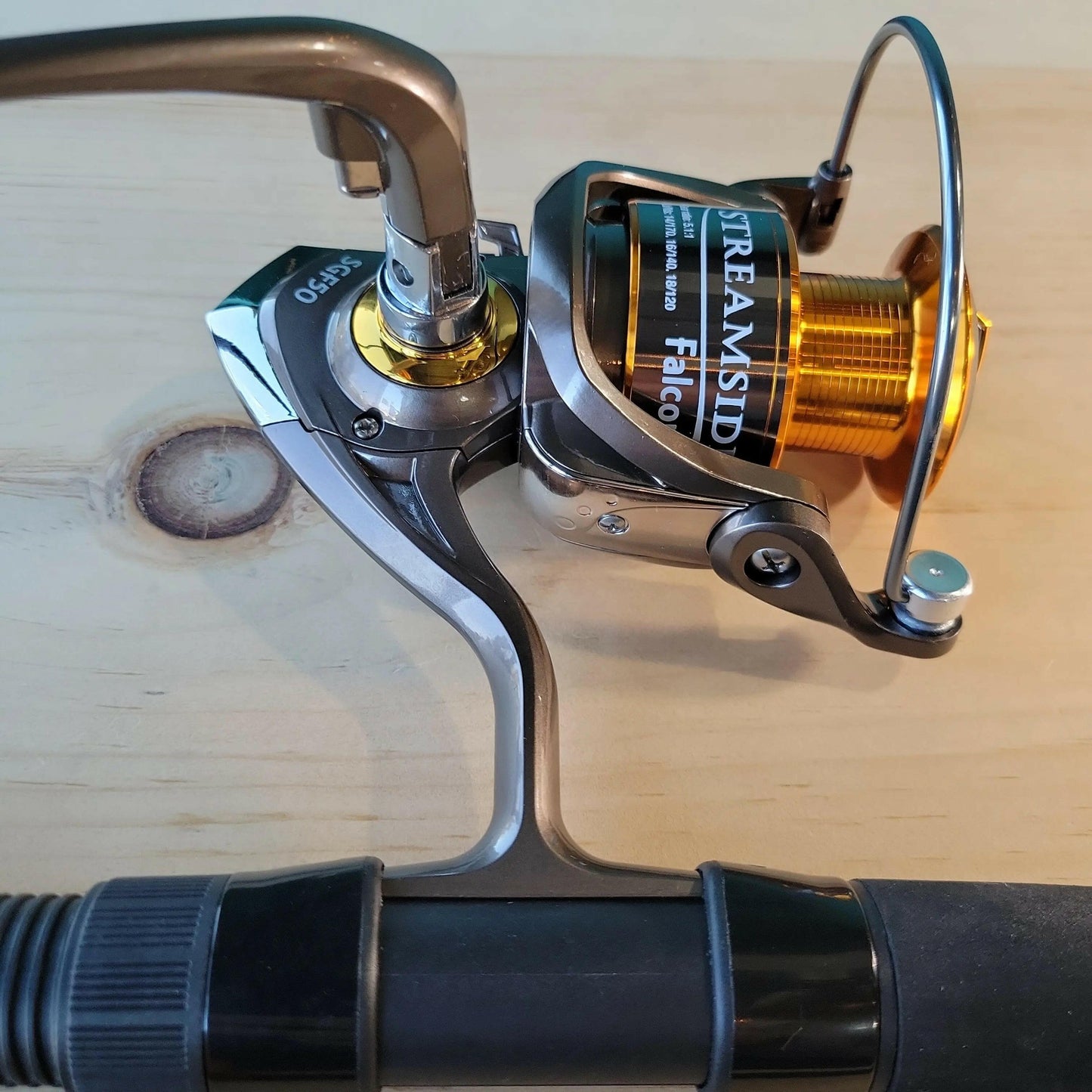 Streamside Golden Falcon Rod Reel Combo 2pc 7ft.