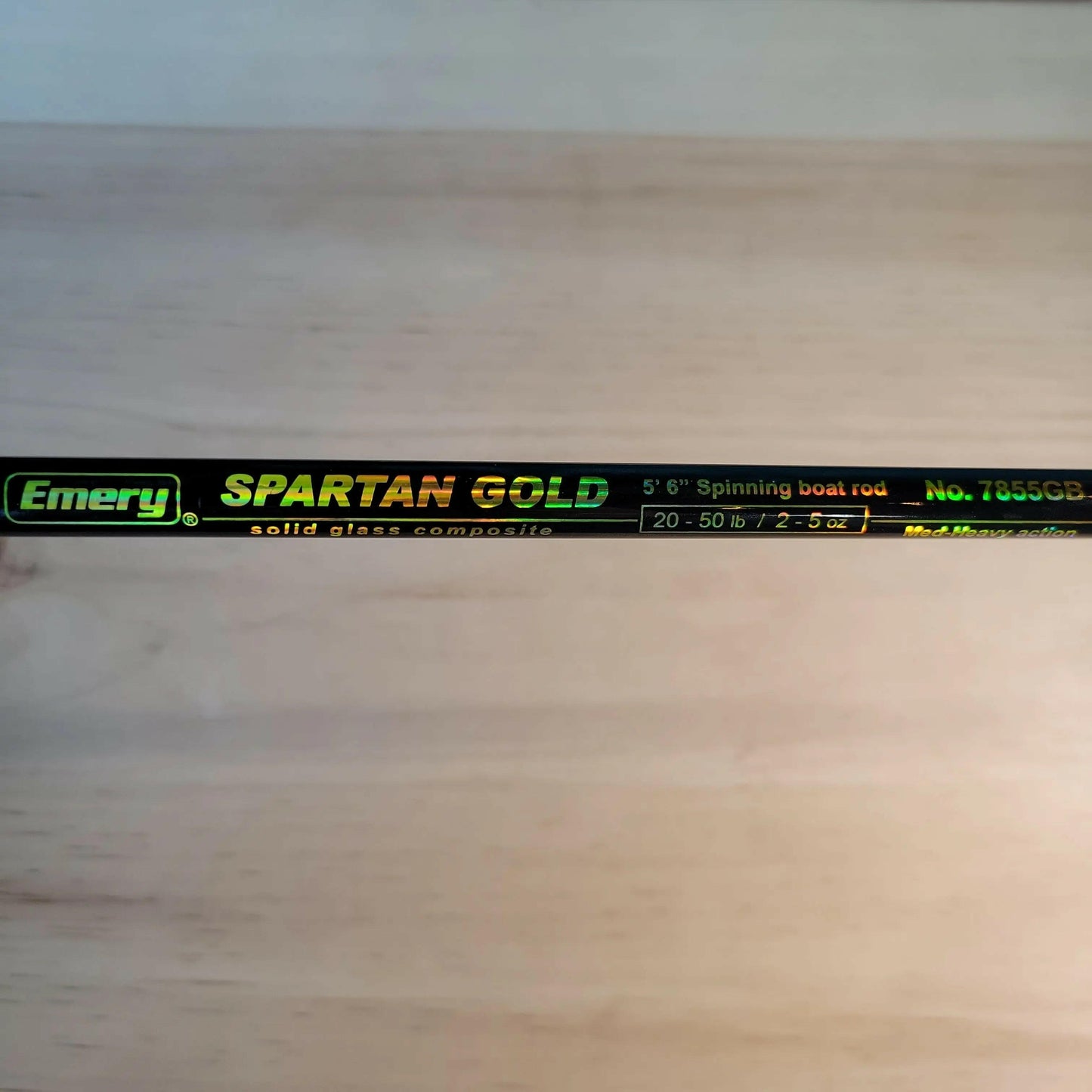 Emery Spartan Gold 5'6" Spinning Boat Rod/Reel Combo 20-50lb.