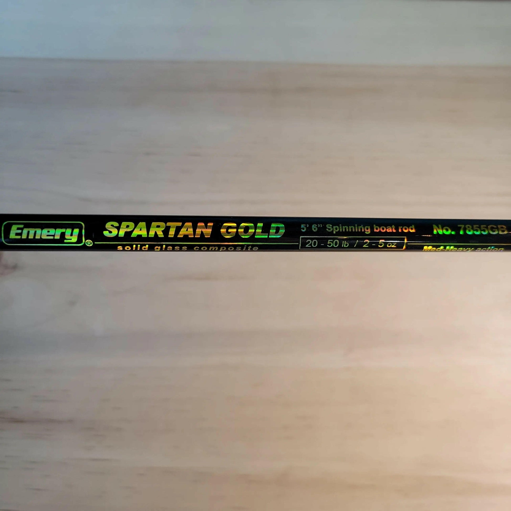 Emery Spartan Gold 5'6" Spinning Boat Rod/Reel Combo 20-50lb.