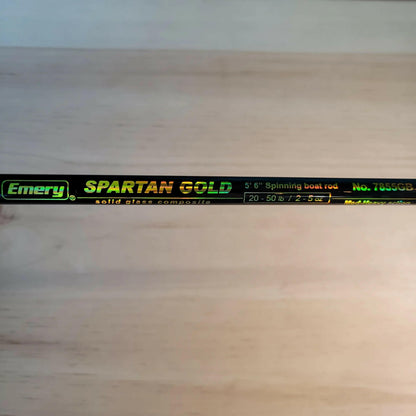 Emery Spartan Gold 5'6" Spinning Boat Rod/Reel Combo 20-50lb.