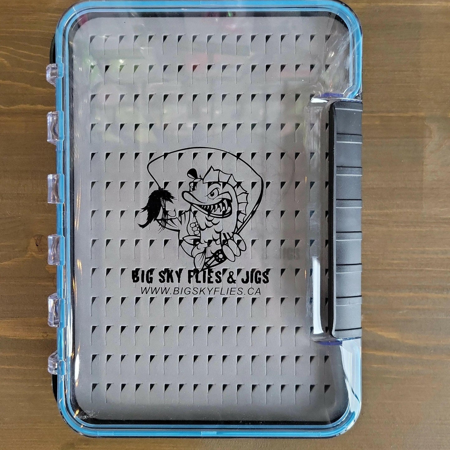 Big Sky Deluxe LRG Double Sided Blue Jig Case Waterproof.