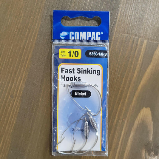 COMPAC Fast Sink Hook #1/0 2pk.