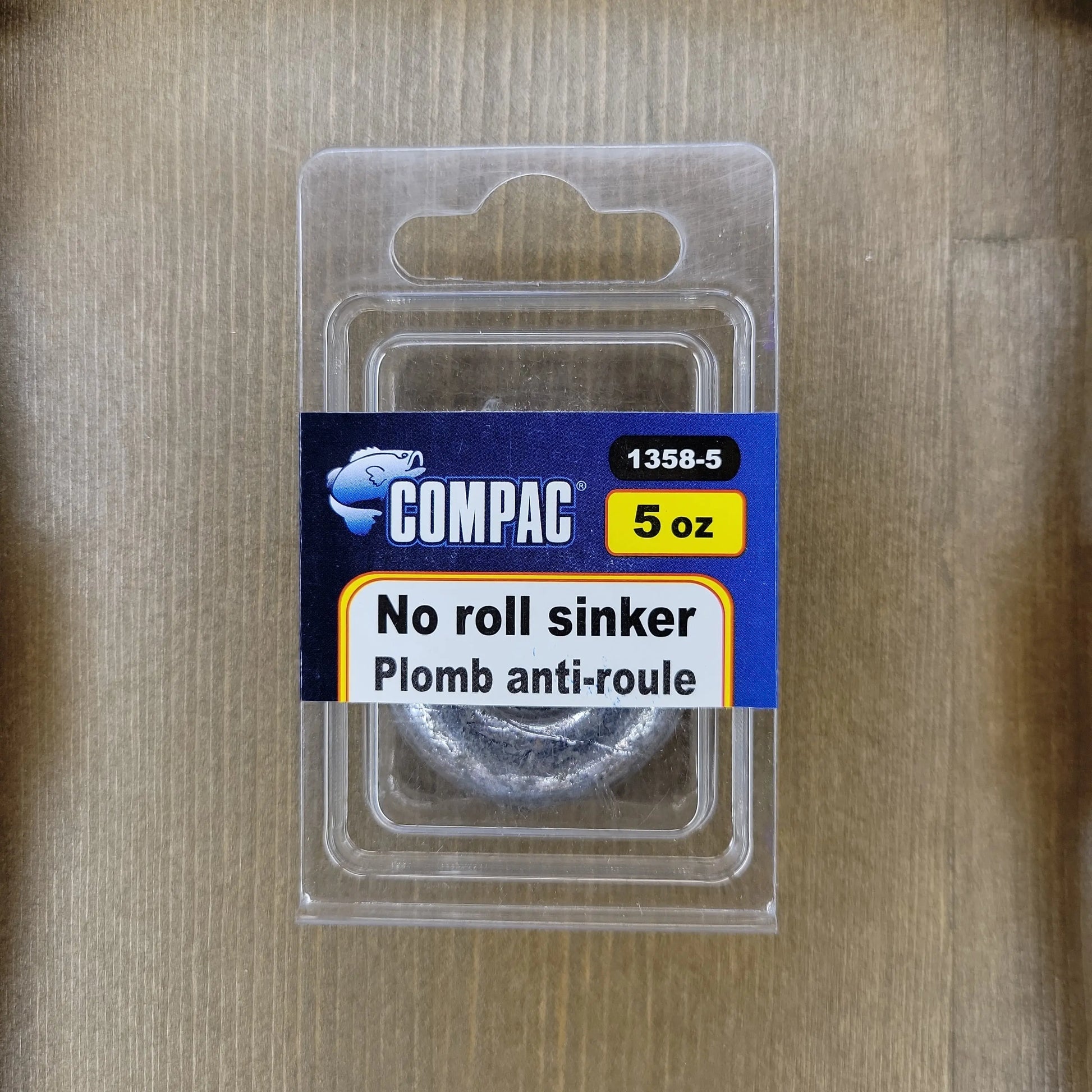 COMPAC No Roll Sinkers 5oz 1/pk.