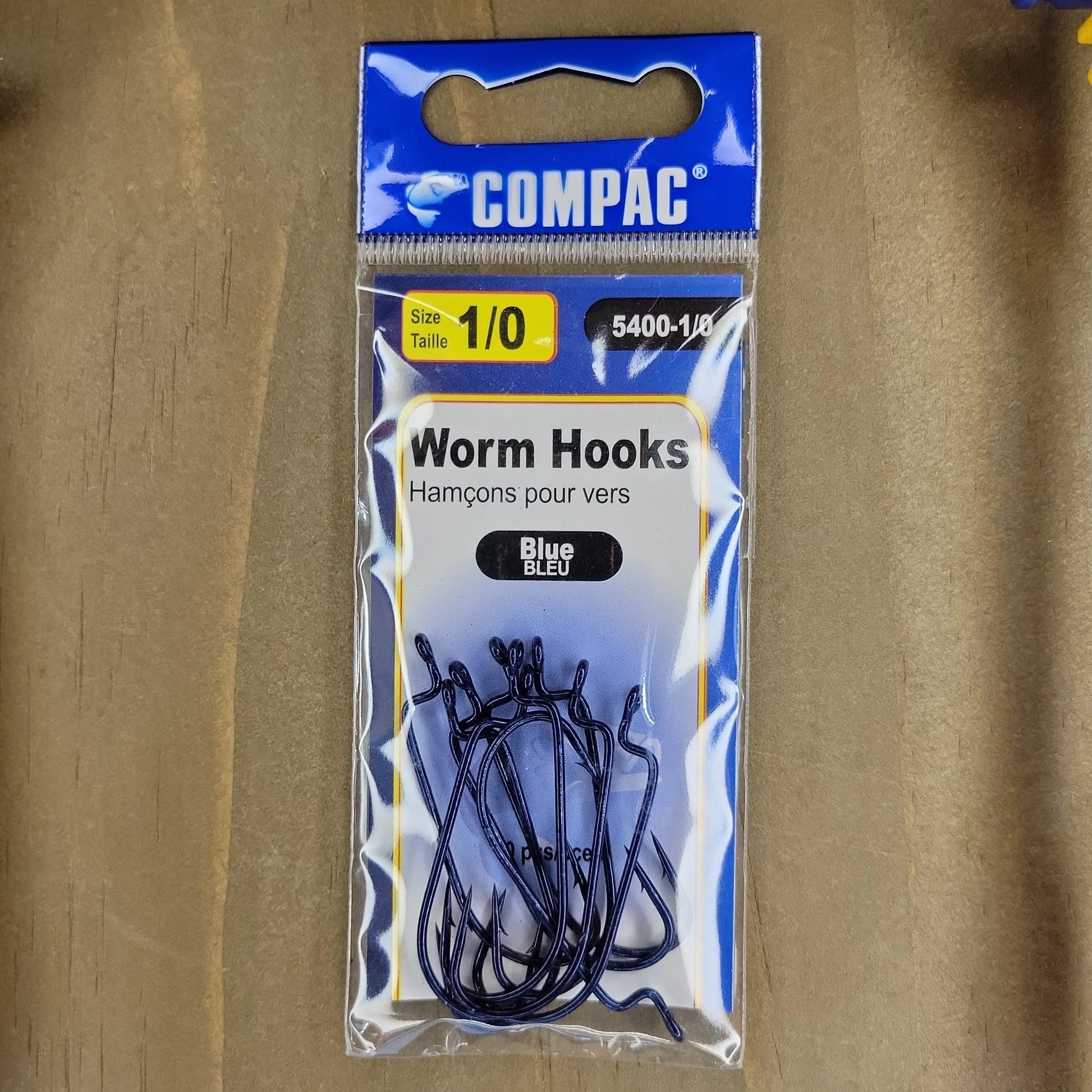 COMPAC Worm Hooks #1/0 10pack.