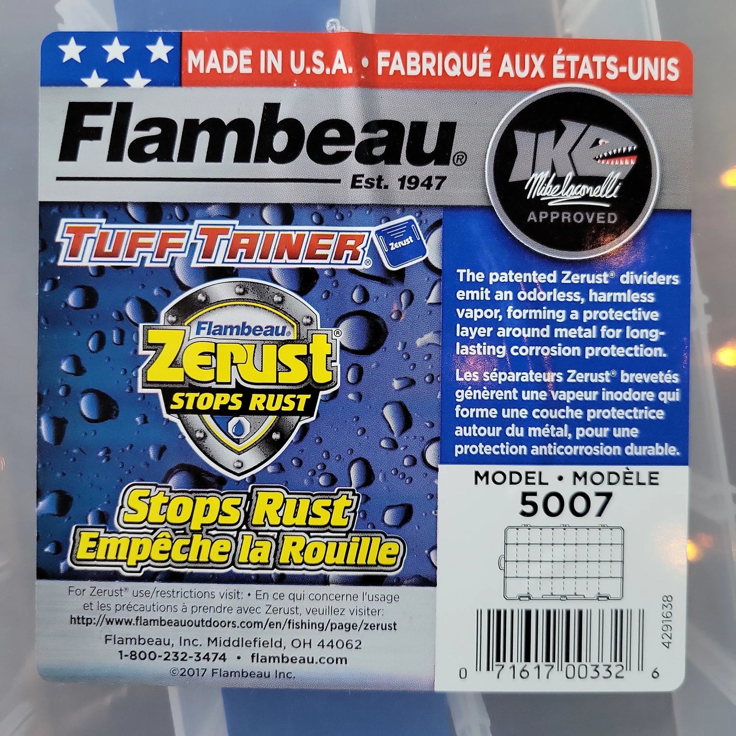 Flambeau Tackle Tray X-large Adjustable 5007.