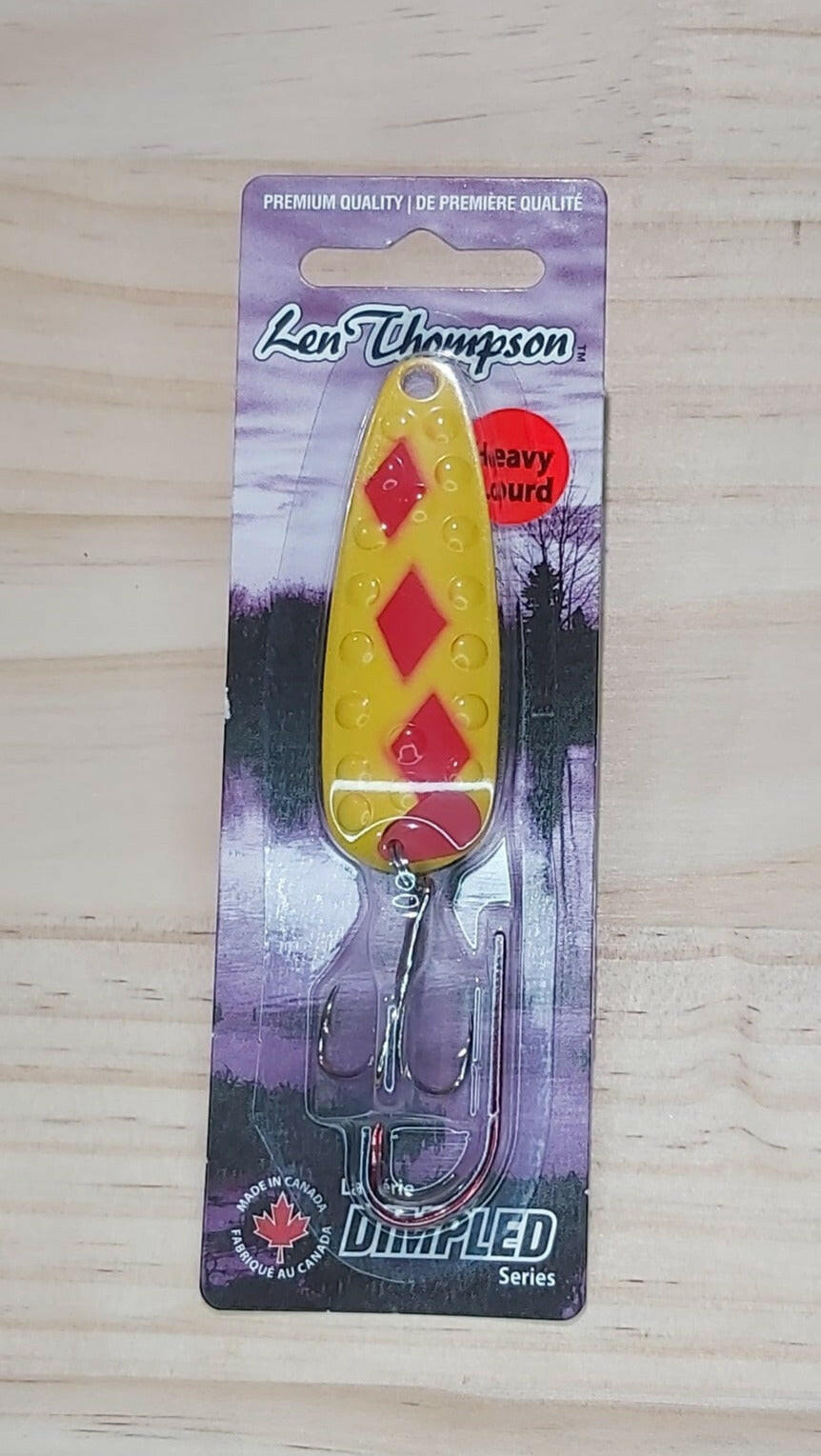 Len Thompson Dimpled Series Spoons Walleye Master